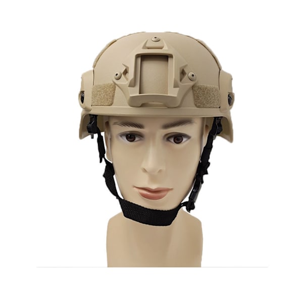 Militärhjälm för spel, militär fältkrigsspel, hjälmöverdrag, multifunktionell cykelutrustning, sandfärg