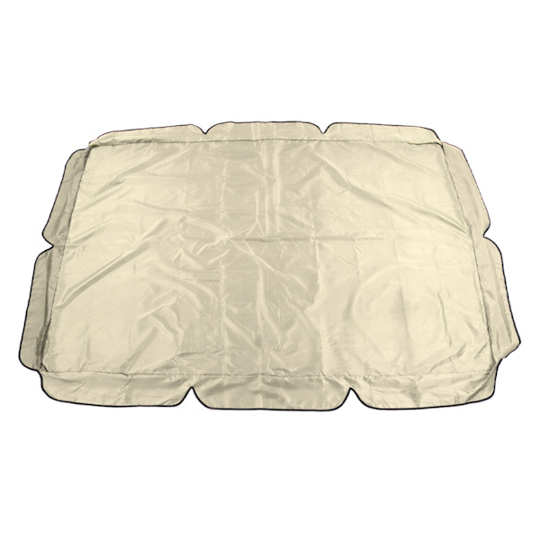 Swing Canopy 600D Silverbelagd Oxfordtyg Vattentät Swing Top Cover för Utomhus Beige