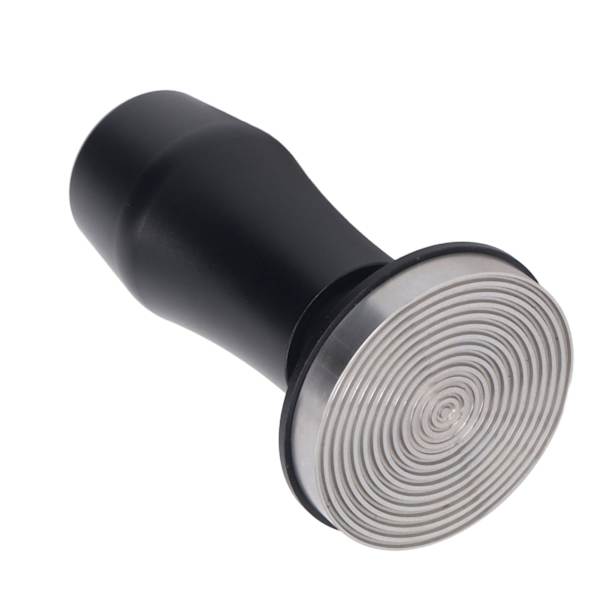 Kaffe Tamper i Aluminiumlegering Kalibreret Tamper med Fjederbelastet Rustfrit Stålbund til Cafe Hjem 53 Trådbund