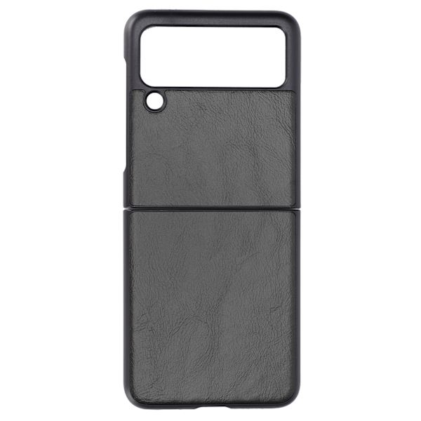 Business ægte læder tekstur beskyttende foldbare telefoncovers til Samsung Galaxy Z Flip 3Sort