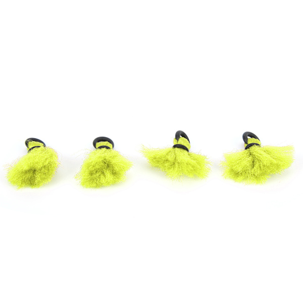 4 stk Fluefiske Flytgarn Strikeindikatorer Drift Krok Posisjonering Flyter BobbersFluorescerende Gul