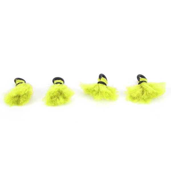 4st Flugfiske Float Garn Strike Indicators Drift Krok Positionering Floats BobbersFluorescerande Gul