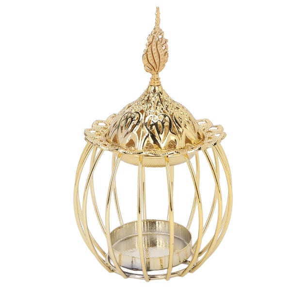 Røgelsebrænder Holder Dekorativ Guld Metal Røgelse Stick Stand Bakke til Halloween juledekoration Display