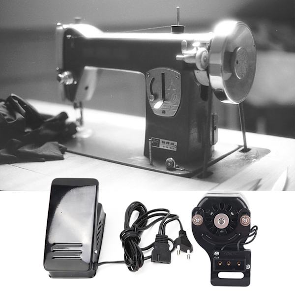 100 W ompelukoneen moottori &amp; Jalkapoljinsarja kotiompelukoneen osat Set (EU Plug 220V)