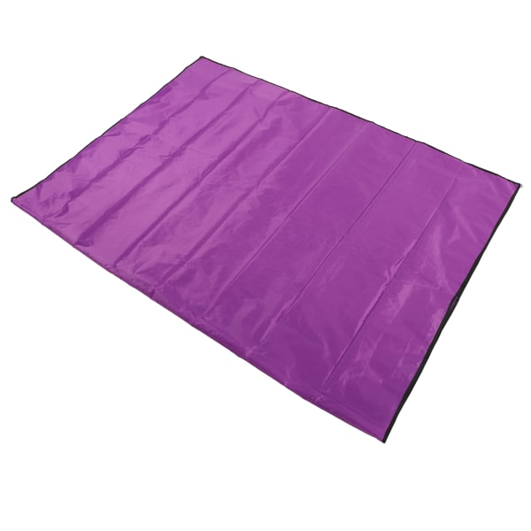 Solskygge Seil UV-blokk Sammenleggbar rektangulær markiseduk for gårdsplass hage svømmebasseng lilla