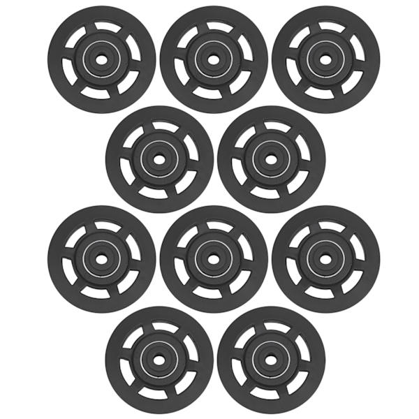 10 st/set 95MM Universal Nylon Lager Remskiva Hjul Byte Gym Fitness Utrustning
