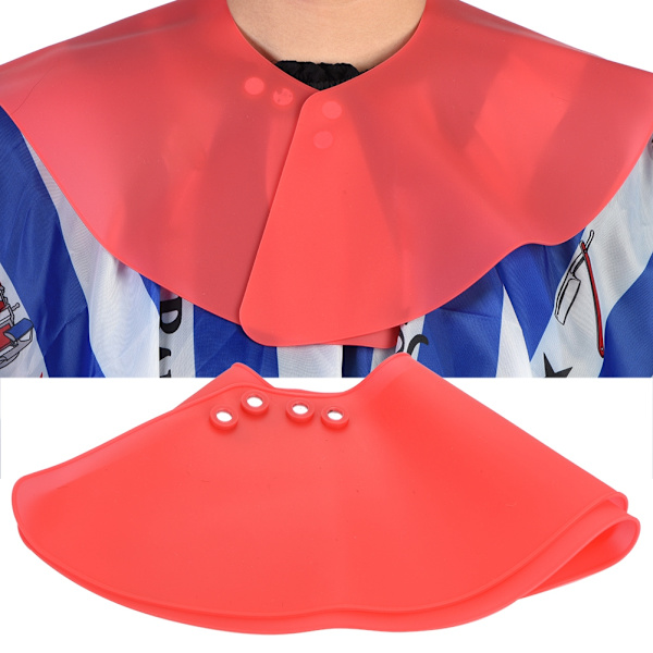 Soft Salon Haircut Skulder Wrap Magnet Lås Design Haircut Neck Cape (rød)