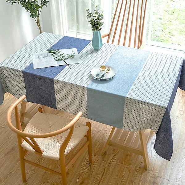 Rektangulær duk for spisestue kjøkken dekor, 135 x 240 cm, elegant pen duk for kjøkkenbord dekorasjon
