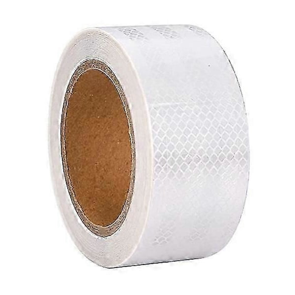 Vit Reflextejp 5m x 5cm Vattentät Reflextejp Självhäftande Varningstejp Säkerhetstejp_SZXM
