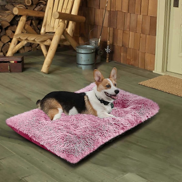 Komfortabel Hundegård Hundeseng Kjæledyrseng Dyp Søvn Pv Seng Rosa A