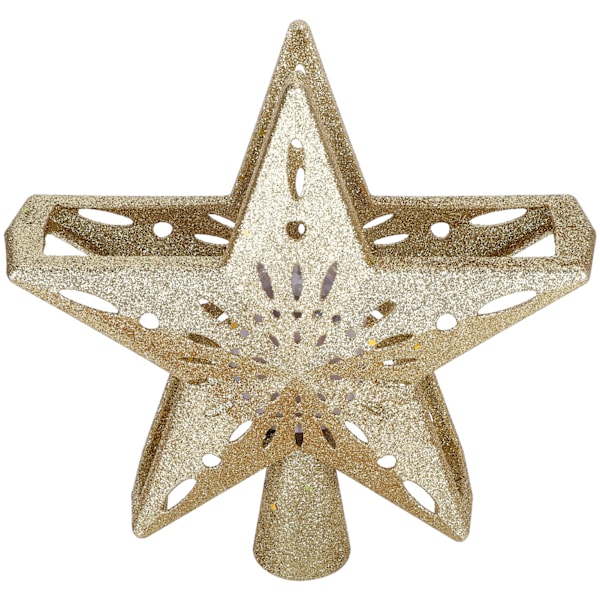 LED Snefnugaprojektorlampe Lys Snefnug Roterende Juledekoration GoldenEU Stik 220V
