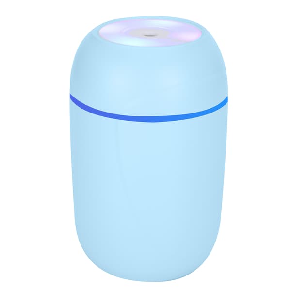 300 ml luftfukter USB-lading Aromaoljediffuser Bærbar Stille Bil Luftfrisker Blå