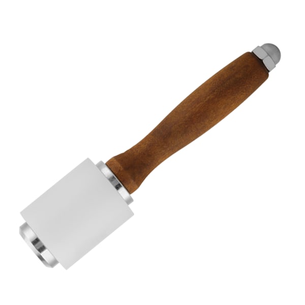 Lær Nylon Hammer Trehåndtak Lær Carving Mallet Craft Tool