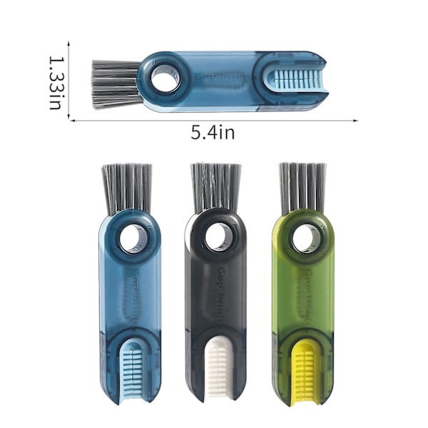 3-i-1 Silikonkopp-Lock Rengöringsborste Set