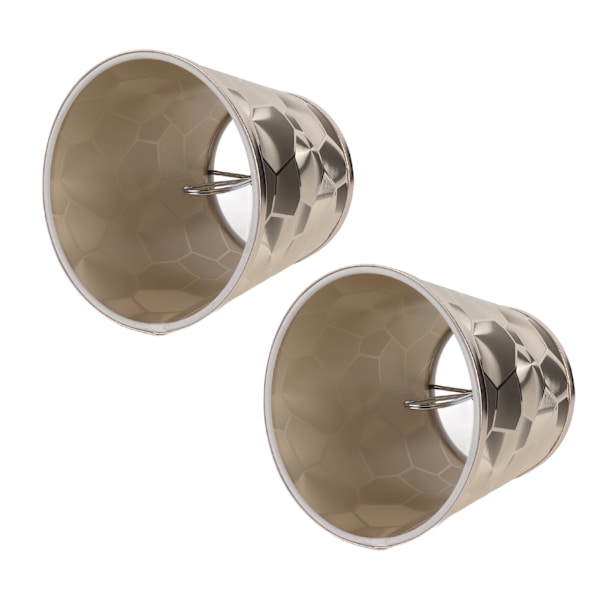 2 st trumlampskärm E14 PVC modern dekorativ liten tunna lampskärmsskydd för bordsvägg taklampa