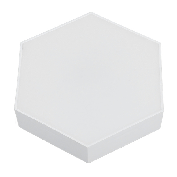 Hexagonala ljus, beröringskänslig fjärrkontroll, färgade LED-lampor, energibesparande, snygg RGB-hexagonvägglampa för sovrum, barnrumsdekor
