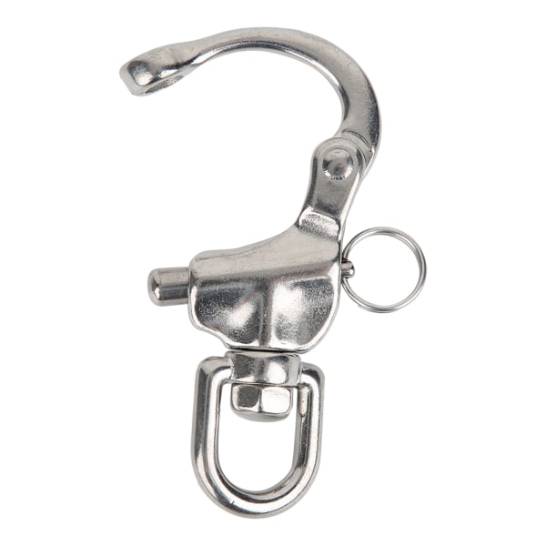Bjergbestigning klippeklatring sjækle 316 rustfrit stål rotation Quick Connect snapkrog 16x87 mm