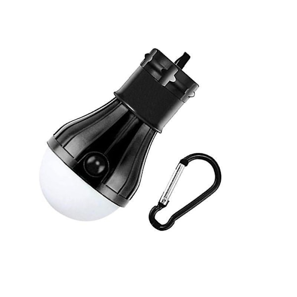 4-pack LED Campinglampor Bärbara Tältlampor med Klämma för Vandring Fiske Nödläge Storm Utan Ström