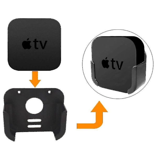 TV-väggfäste för Apple TV 1/2/3/4
