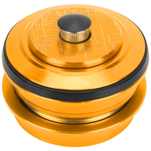 Mountainbike forgaffel headset 44mm gevindløs aluminiumlegering headset udskiftning guld