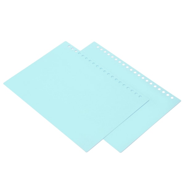 20 ark lösblad pärm A5 20 hål flexibel PP plast lösblad presentation pärm ljusgrön