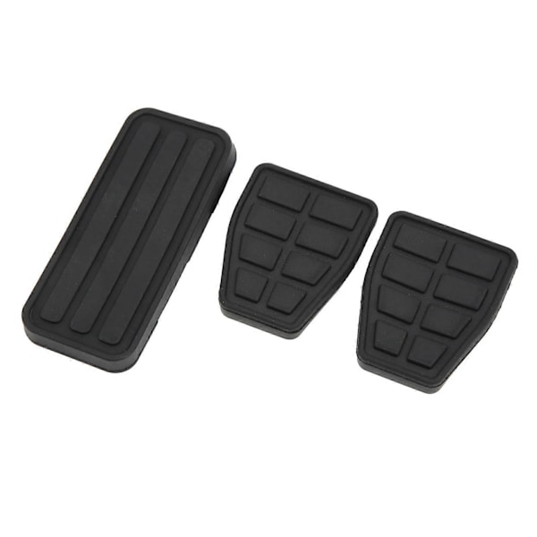 3 stk. Clutch Bremse Gasspedal Pad Kit Gummi Svart Fleksibel Slitesterk Erstatning kompatibel med T4 Transporter 1990-2003
