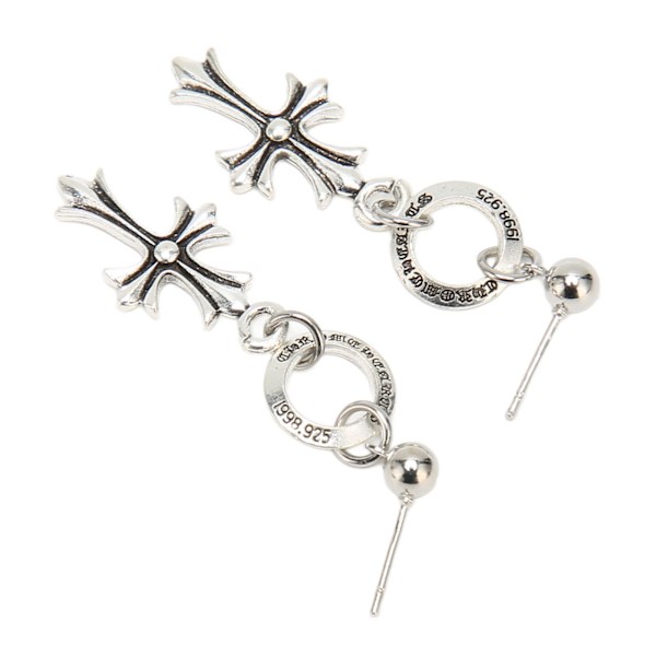 Korsørring Hypoallergen Minimalistisk Kors Dangle Drop Øreringe til Kvinder Daglig Brug