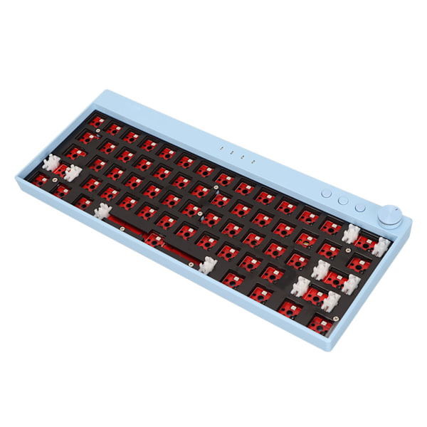 61-tasters mekanisk tastatur DIY-sæt RGB-baggrundsbelysningsswitch Hot Swap Custom mekanisk gaming-tastatursæt Blå