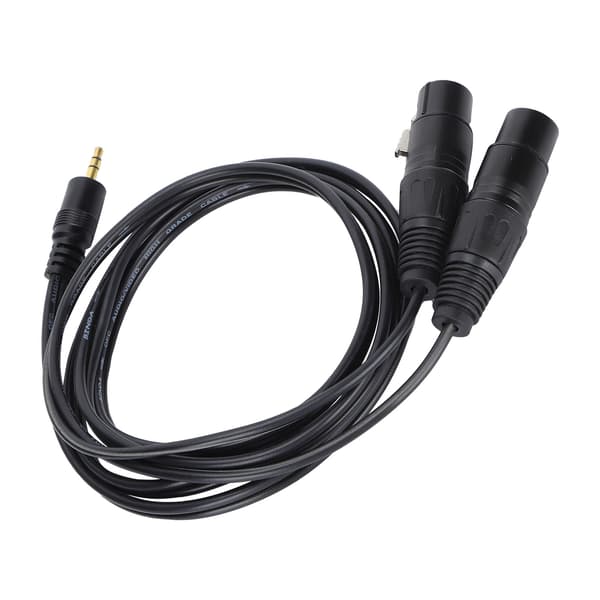 JORINDO Dobbelt hun-XLR til 3,5 mm Y-splitterkabel XLR hun til 1/8 tomme jack-kabelledning