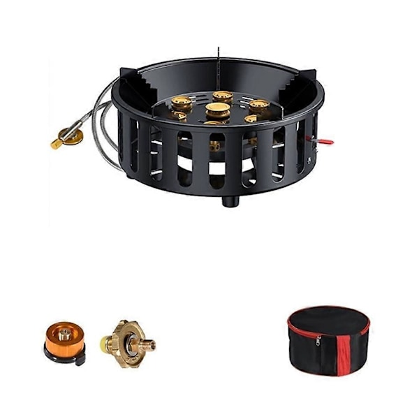 Camping Picknick BBQ Brännare Vindtät Elektronisk Tändning Spisar, 21000W