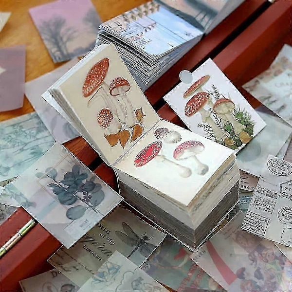 800 kpl Läpinäkyviä Scrapbook-tarroja Muistikirja DIY Koristeellisia tarroja - 2 kpl