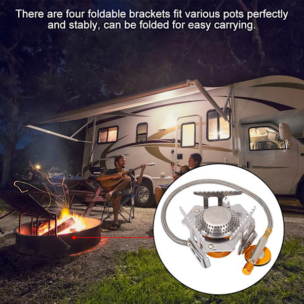 Utomhus aluminiumlegering bärbar camping mini picknick hopfällbar spis brännare