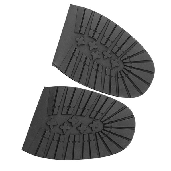 Støvler Sko Anti-Slip forreste hælsåler Gummi Mute-såler Sko Reparationstilbehør (forsåler)