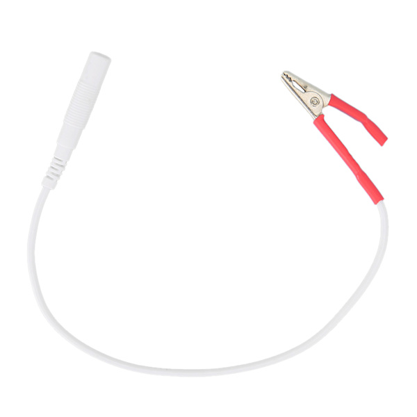 Alligator Clip Clamp Testledning Kabel Elektrodtillbehör för elektronisk akupunkturRöd