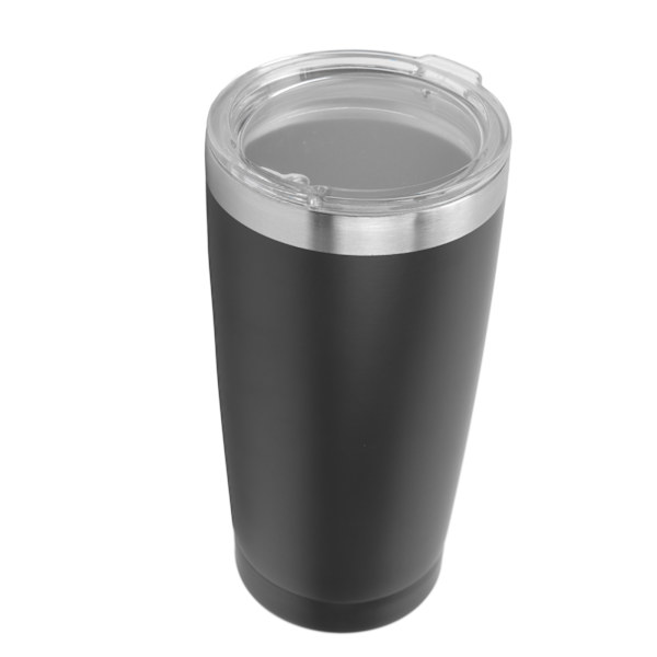 20oz Rostfritt Stål Isolerad Kaffe Mugg Håller Kallt Varmt Rostfritt Stål Isolerad Vattenflaska Svart
