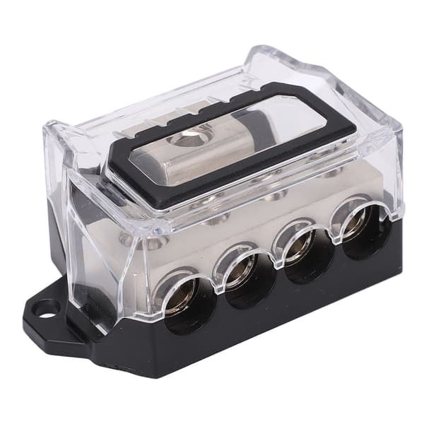 Strømfordelingsblok 0 Gauge til 4 Gauge Jordledningssplitter Audio Distributor til Biler Både