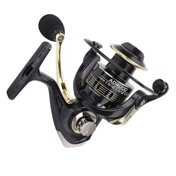 Metal Spinning Fishing Reel Rocker Arm Fishing Line Wheel Metal Wire Cup Casting ReelsAD4000