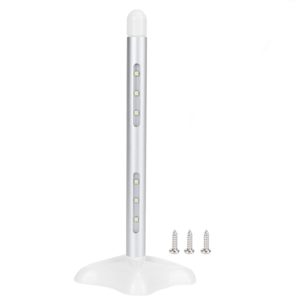 Skåp garderob ljusrör 6LED nattlampa bärbar 400lm 6000K belysning magnet svans