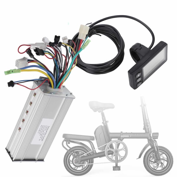 Vedenpitävä LCD-näyttöpaneeli Sähköpyörän Ebike-skootterin harjaton ohjainsarja (1000W 48V)