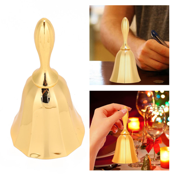 Golden Creative Bar Handbell Counter Reminder Bell