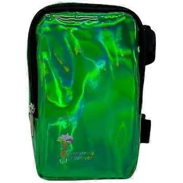 Holografisk Lårväska - Telefonhållare Festivalväska för Kvinnor, Män - Iridescent Ankelväska - Reflekterande Hands Free Rave Väska - GSL FF ZD grön