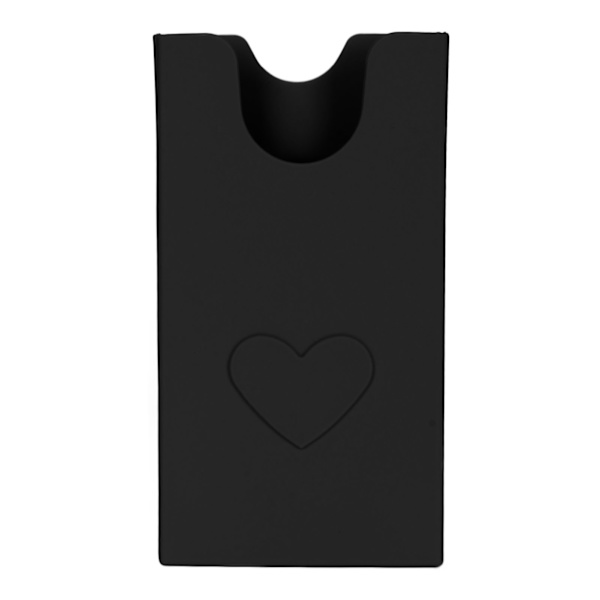 Strandtaske Telefonholder Silikone Telefon Etui Pungholder Indsæt Tilbehør Sikker Fastgørelse Hold Telefon Ved Hånd Sort