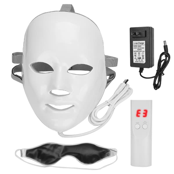 LED Photon Hudforyngelsesmaskin Fargelysterapi Ansiktsskjold (US Plug 100‑240V)