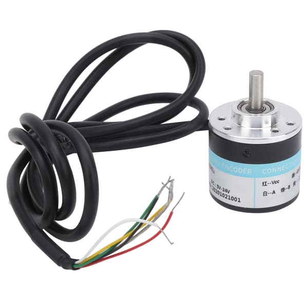 ABZ Encoder Inkrementell 3-Fase Solid Aksel 6mm Motor Reduksjonsutstyr DC5-24VC38S6G5-600Z