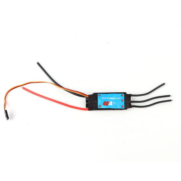 Toveis Brushless ESC Elektronisk Hastighetsregulator for RC Biler Skip Undervannspropell (40A) 40A