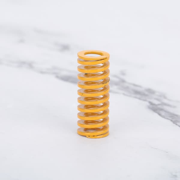 50 stk. 10x25mm legeret stål gul flad top varm seng formfjeder 3D-printertilbehør