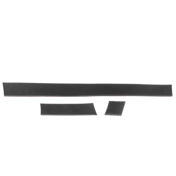 3 stk. Carbon Fiber Instrumentbræt Panel Trim Cover Dekoration Passer til 5 Serie E60 E61 2004‑2010
