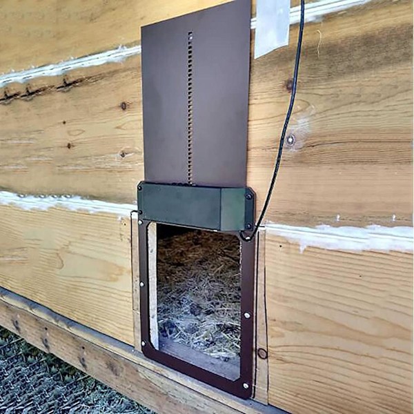 Automatisk hönshusdörr Ljussensor Dörr Fjäderfäbur Tillbehör