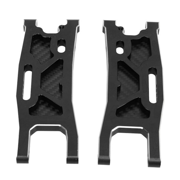 RC-bil bakre fjæringsarm i aluminiumlegering svingarm støvtett karbonplate sett for Traxxas 1/8 Sledge fjernkontrollbil svart