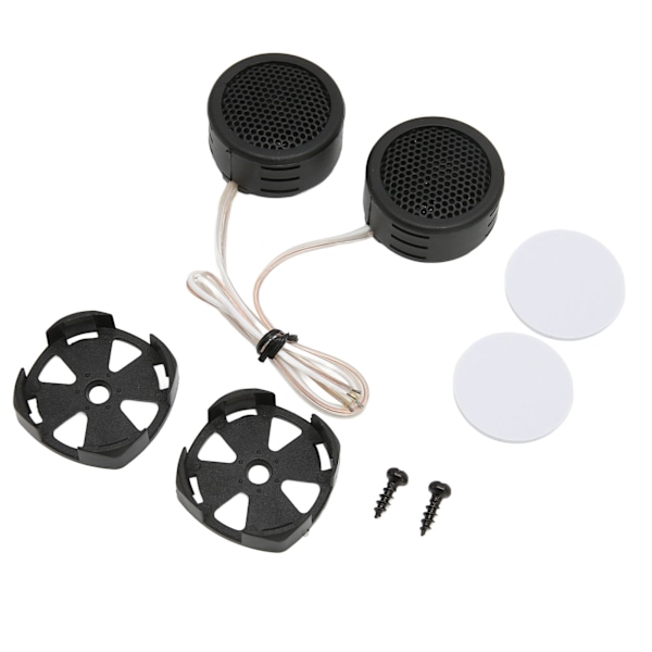 2 st bilstweeters 97dB 500W kupol inre stereo ljudhögtalare med bas för ljudsystem